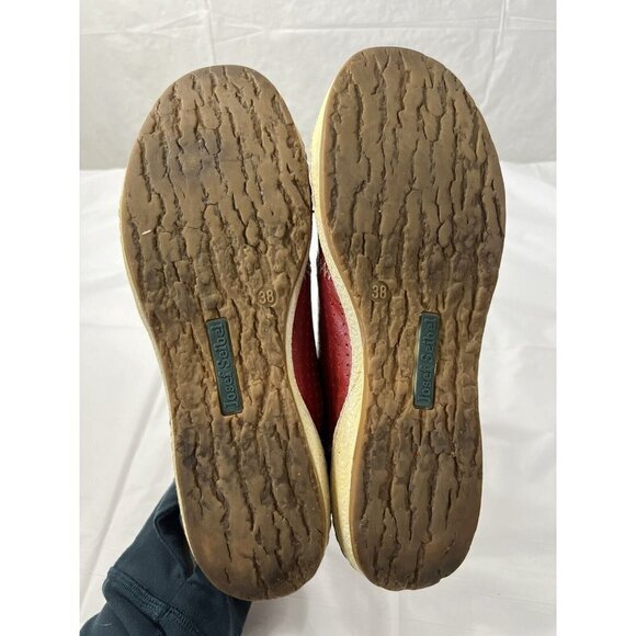 JOSEF SEIBEL Womens Red Leather Caspian Comfort Sneakers Size 7 - Picture 11 of 14